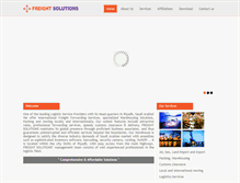 Tablet Screenshot of freights-solutions.com